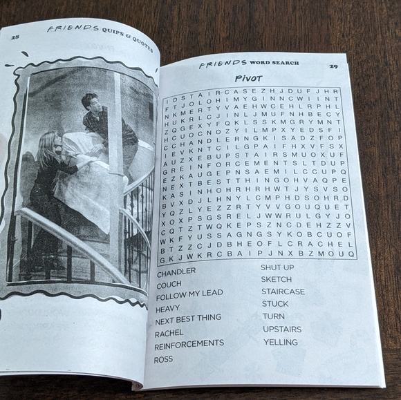 FRIENDS The Television Series Word Search With Quips & Quotes Books, Bundle of 2 - Picture 5 of 10